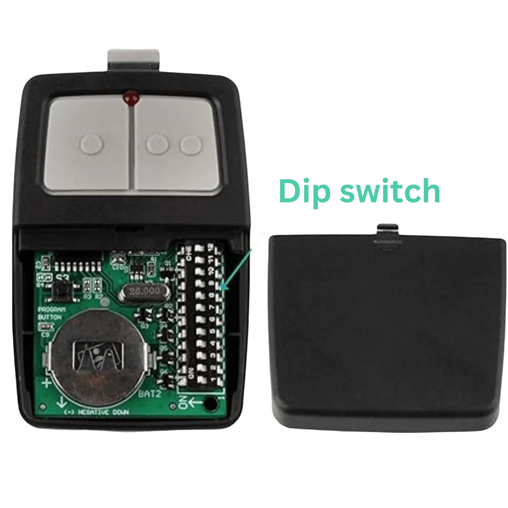2 for Universal Clicker 375LM 375UT KLIK1U Garage Gate Door Opener Remote Dip