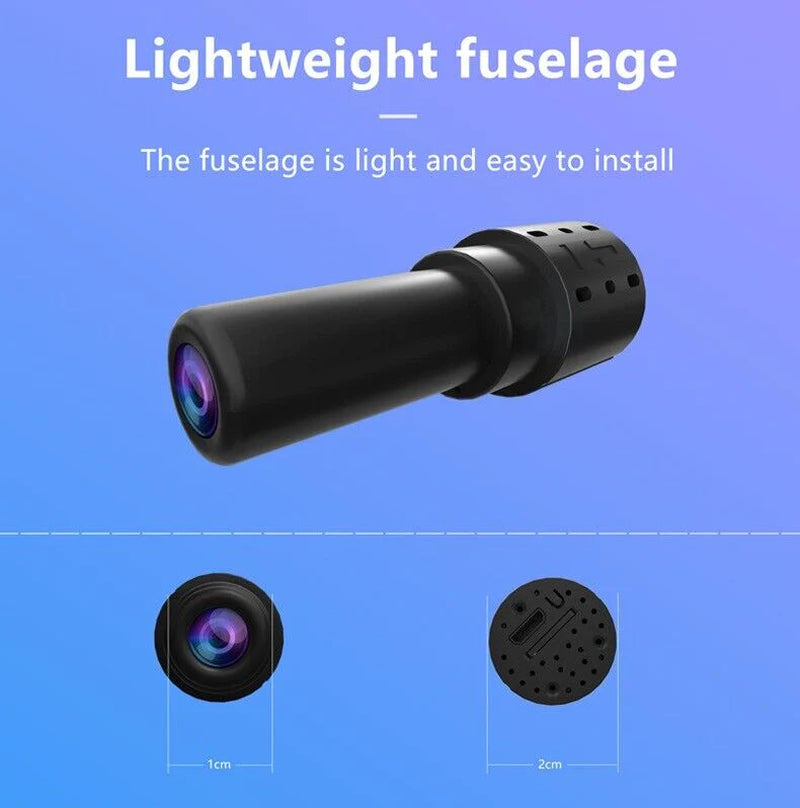 Wifi Wireless Spy 4K Mini Camera Pinhole DIY Hidden HD Screw IP DVR Nanny Cam