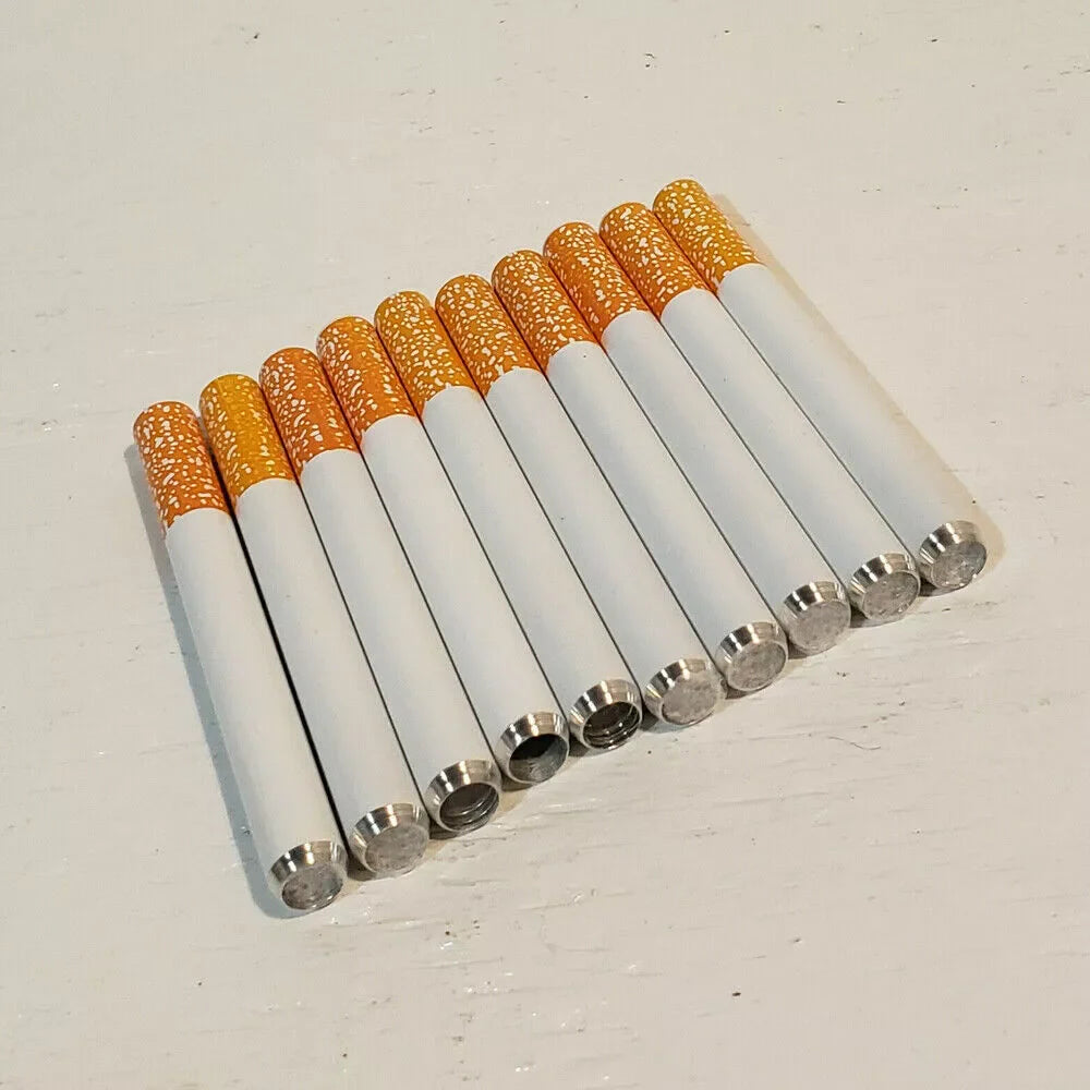 10 Pack 3” One Hitter Pipe Aluminum Bat Tobacco Smoking Dugout Accessories - USA