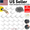 500PCS Hot Stapler Staples Repair Kit for Plastic Welder Gun Car Bumper Fender