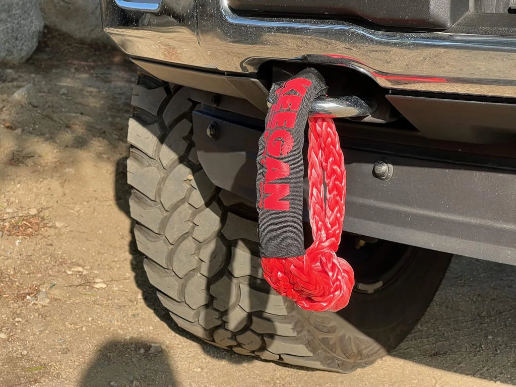 1/2" X 24" 65,000LBS Soft Shackle Recovery Rope for SUV Winch Snatch off Road US