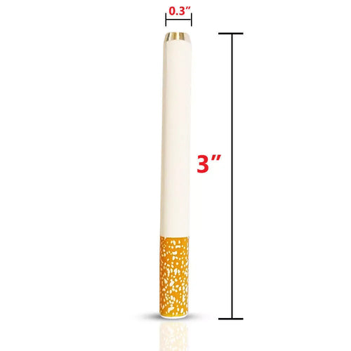 10 Pack 3” One Hitter Pipe Aluminum Bat Tobacco Smoking Dugout Accessories - USA