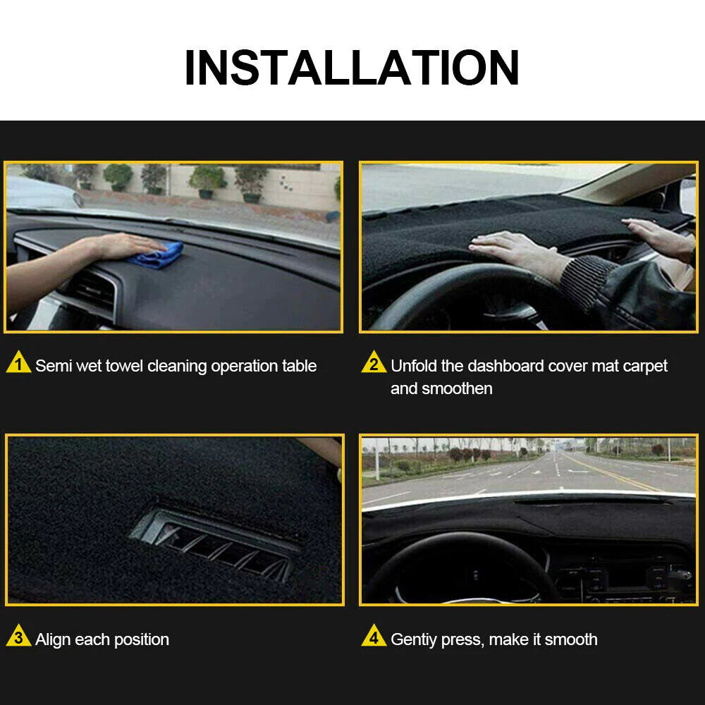 Fit for Chevy Silverado/Tahoe/Suburban 2007-2014 US Dashboard Pad Dash Cover Mat
