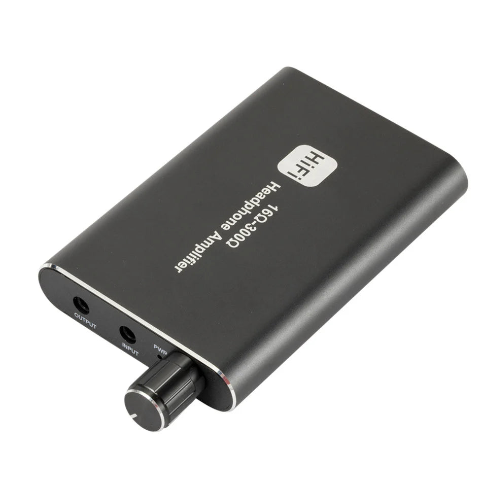 16-300Ω HIFI Headphone Amplifier Portable Earphone AMP 3.5Mm W/ Audio USB Cable