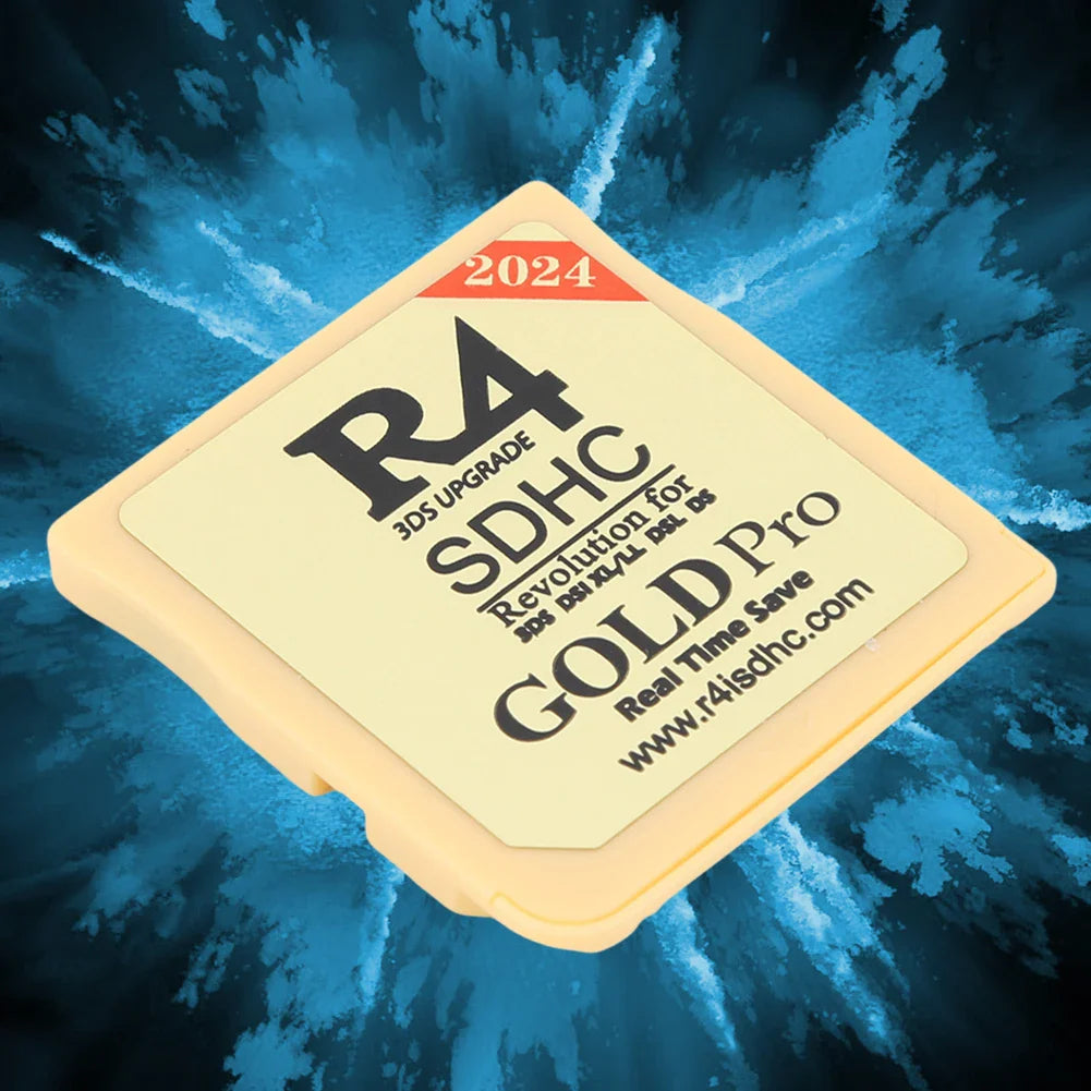 2024 Version R4 Gold Pro SDHC R4I for DS/3DS/2DS Revolution Cartridge + USB