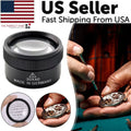 40X Magnifying Glass Eye Loupes Loop Optical Magnifier Jewelry Watch Repair Tool