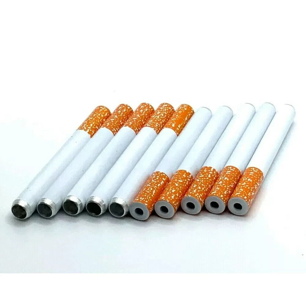 10 Pack 3” One Hitter Pipe Aluminum Bat Tobacco Smoking Dugout Accessories - USA