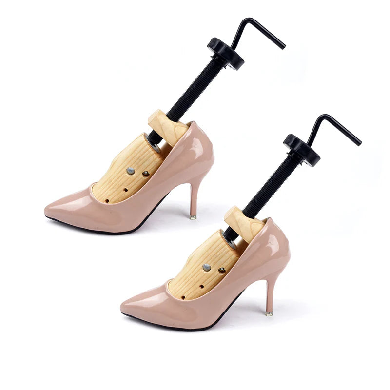 2-Way Wooden Adjustable Shoe Stretcher Expander Men Women Boot Size US 5-13