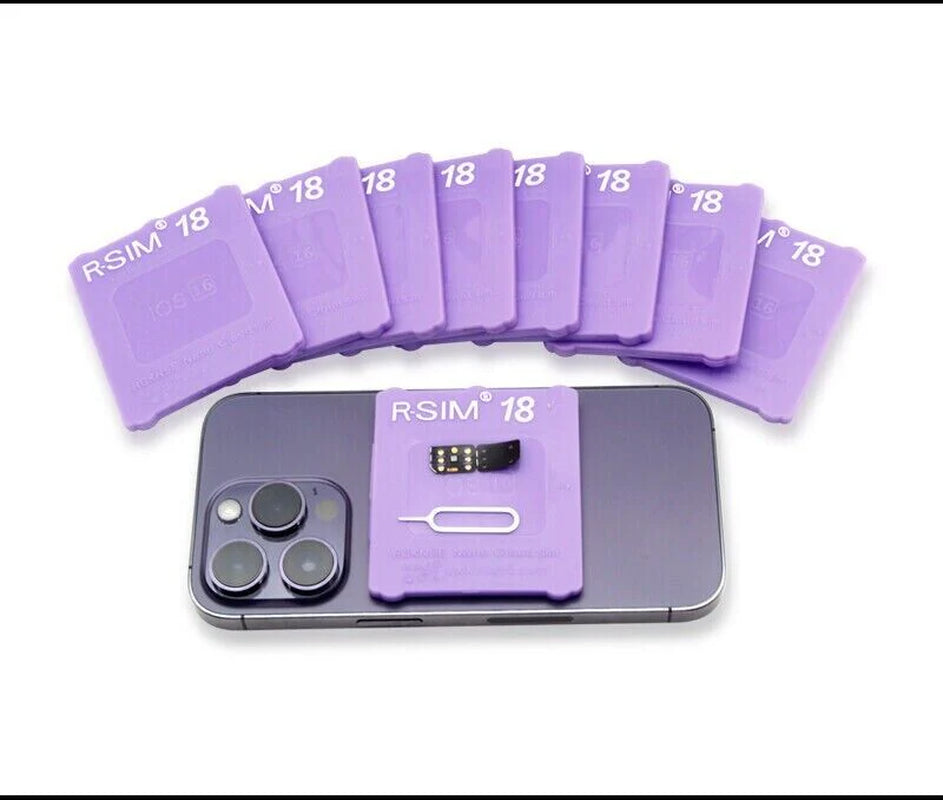 R-SIM18 RSIM 18 Nano Unlock Card for Iphone 14 plus 13 12 11 Pro Max X XR Ios 16
