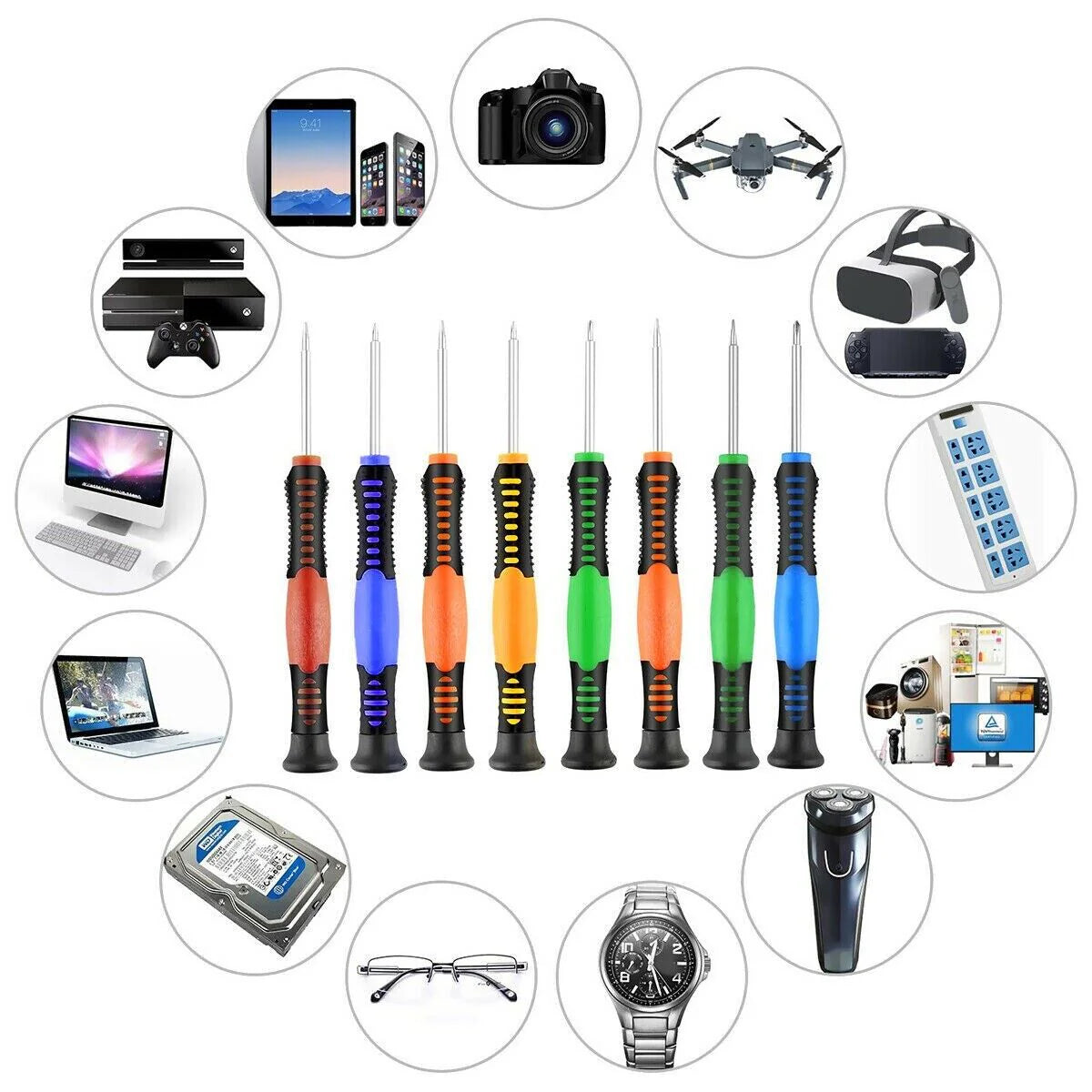 20 in 1 Mobile Phone Screen Opening Repair Tools Kit Screwdriver Set for Iphone