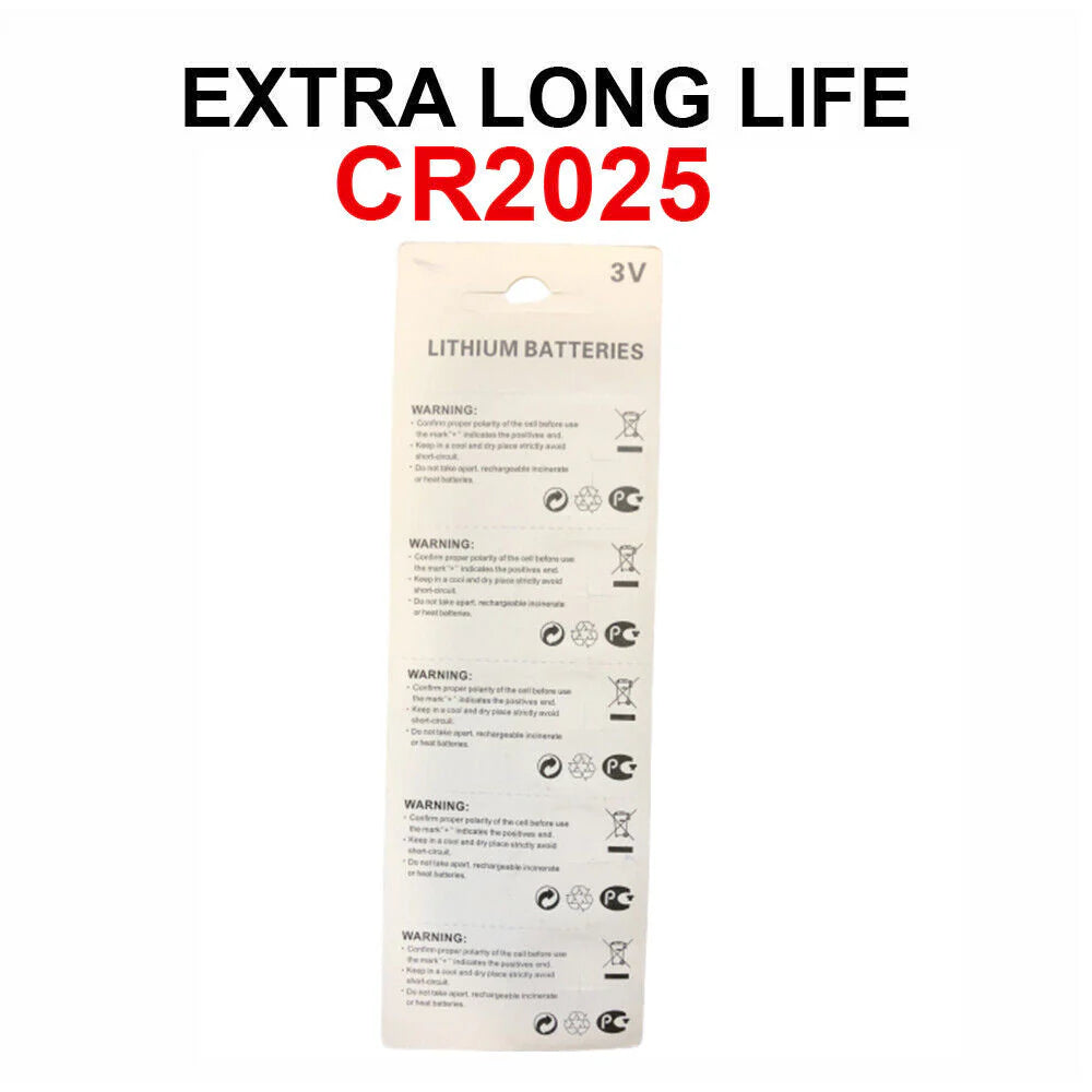 5 X Fresh CR 2025 CR2025 ECR2025 BR2025 LITHIUM COIN CELL Battery Exp 2029 NEW