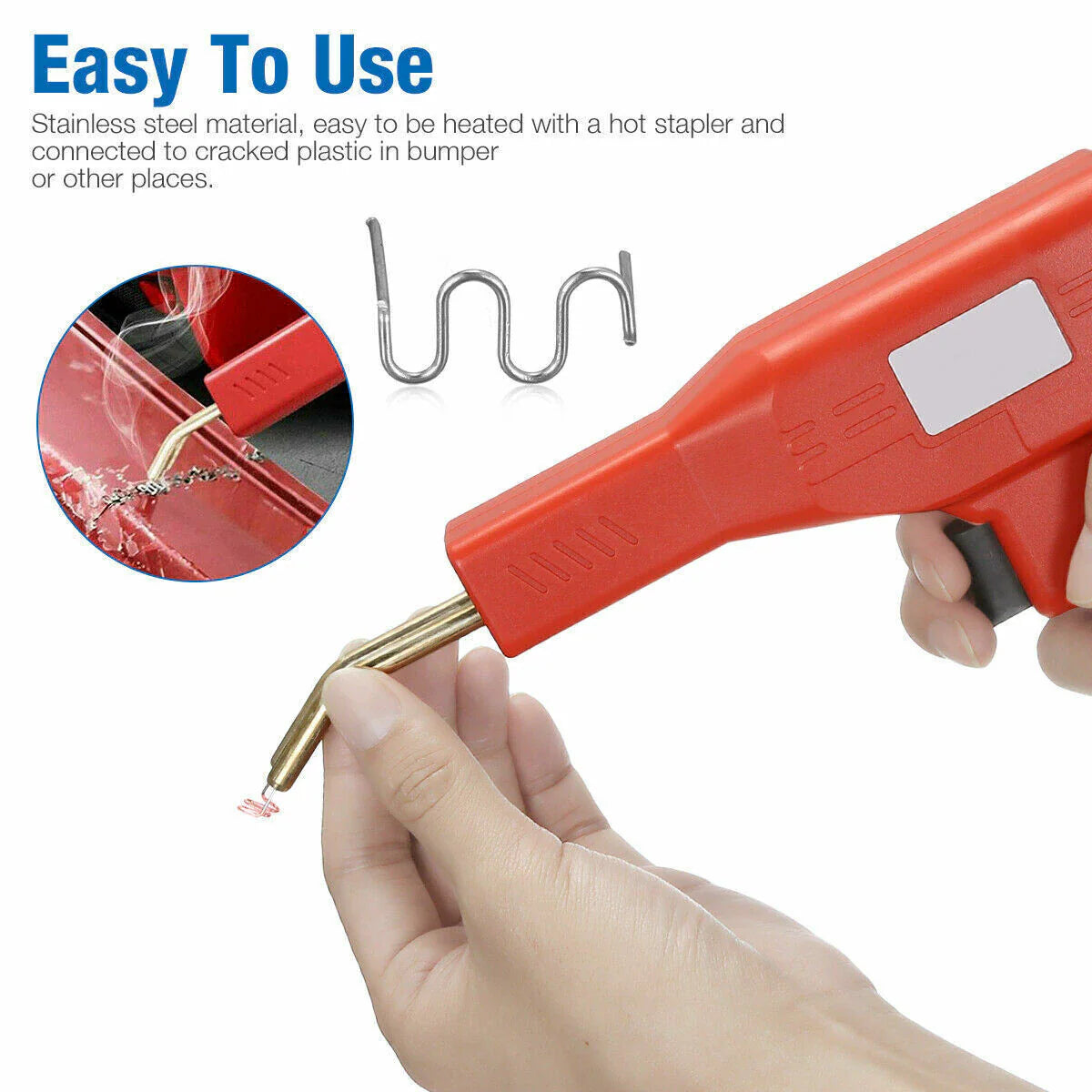 500PCS Hot Stapler Staples Repair Kit for Plastic Welder Gun Car Bumper Fender