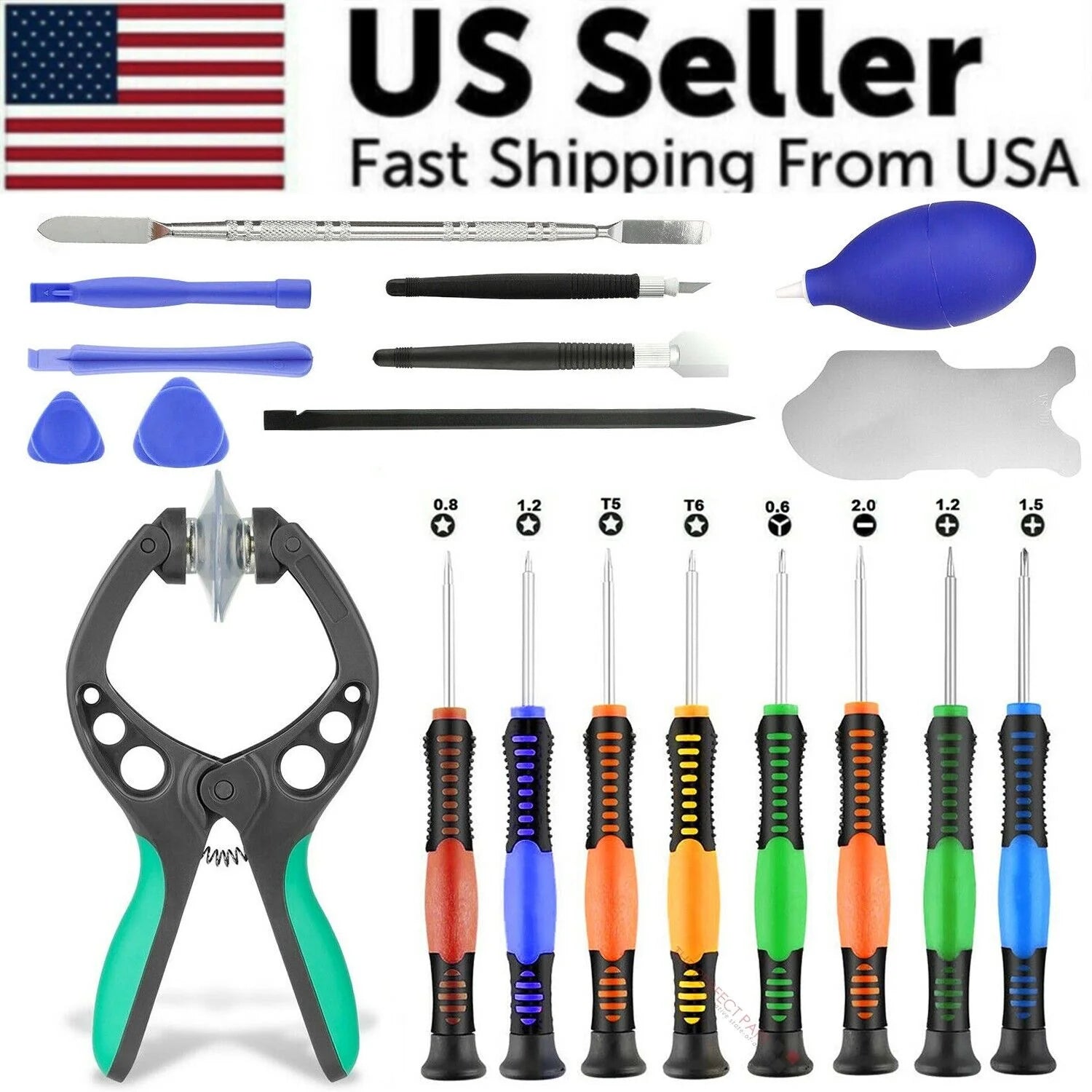 20 in 1 Mobile Phone Screen Opening Repair Tools Kit Screwdriver Set for Iphone