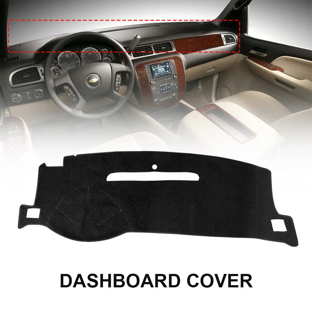 Fit for Chevy Silverado/Tahoe/Suburban 2007-2014 US Dashboard Pad Dash Cover Mat