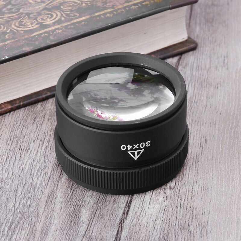 40X Magnifying Glass Eye Loupes Loop Optical Magnifier Jewelry Watch Repair Tool