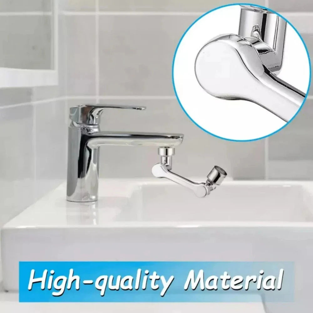 2 Pack Universal 1080° Swivel Robotic Arm Swivel Extension Abs Faucet Aerator