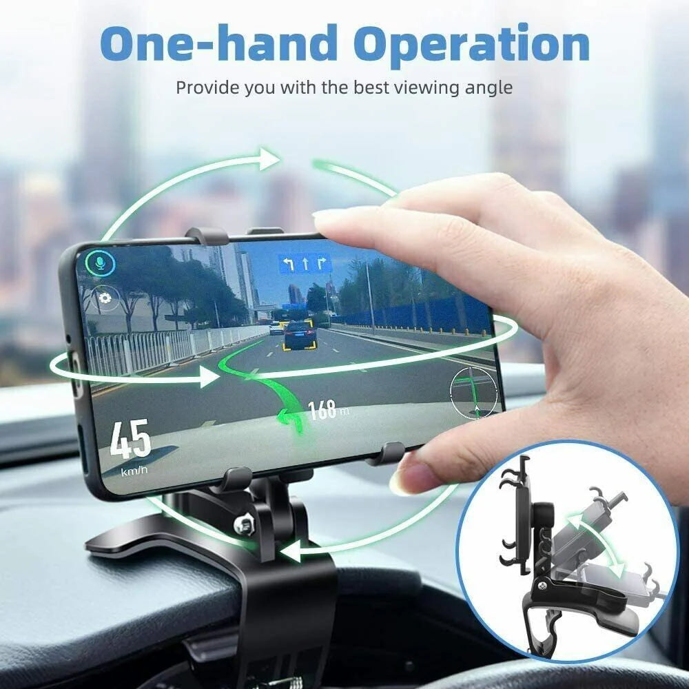 Universal Car Dashboard Mount Holder Stand Clamp Cradle Clip for Cell Phone GPS