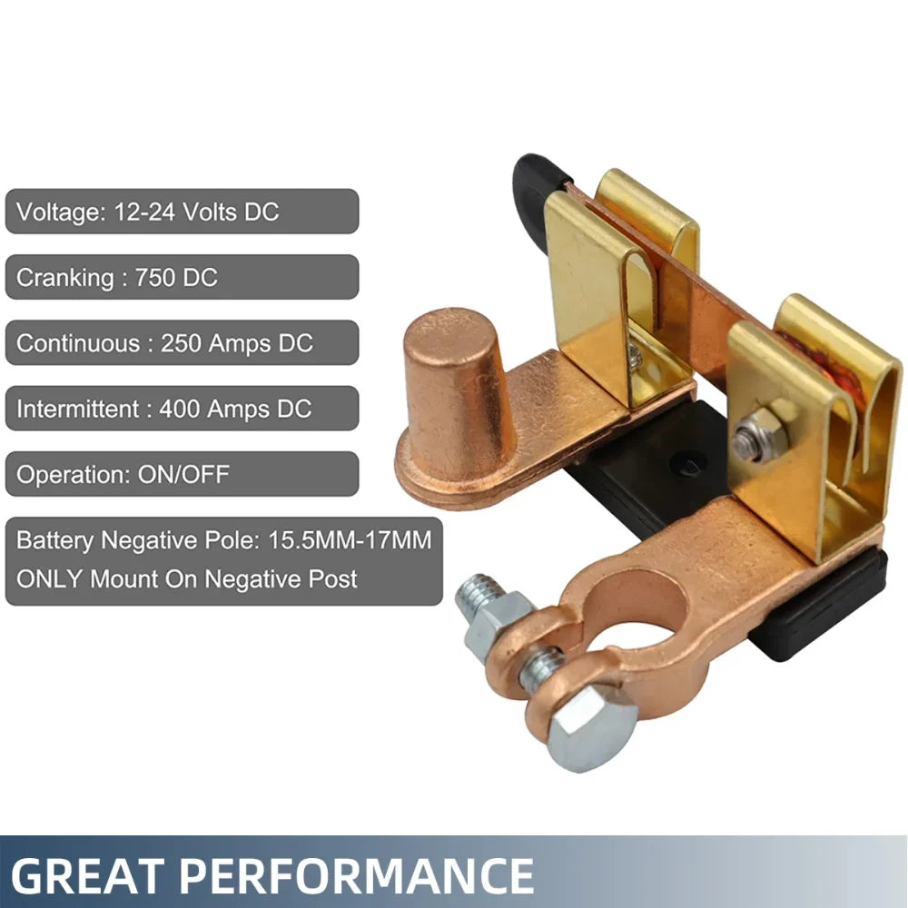 Battery Isolator Switch Disconnect Power Cut off Kill for Car Vehicle RV Auto US