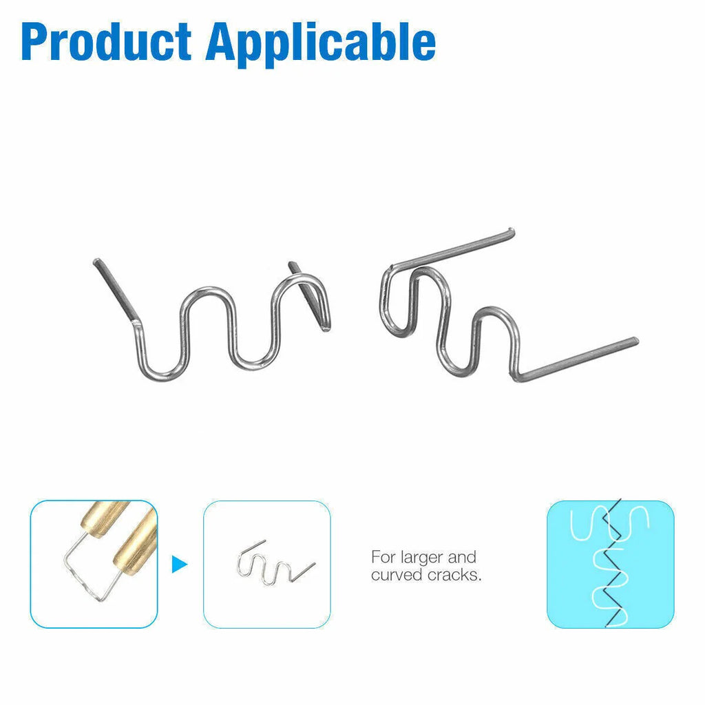 500PCS Hot Stapler Staples Repair Kit for Plastic Welder Gun Car Bumper Fender