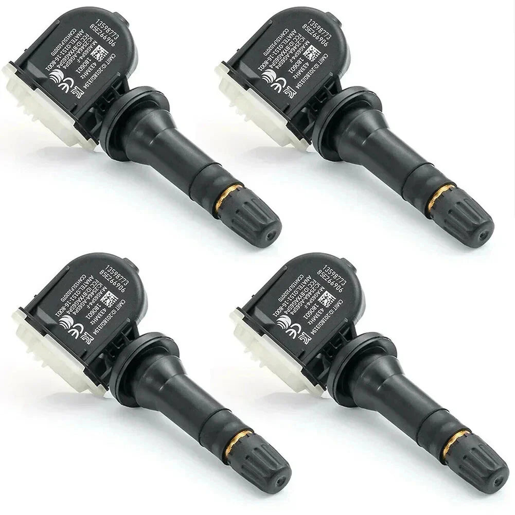 4 PACK Tire Pressure Monitor Sensor for GM Buick Chevy GMC TPMS 433Mhz 13598773