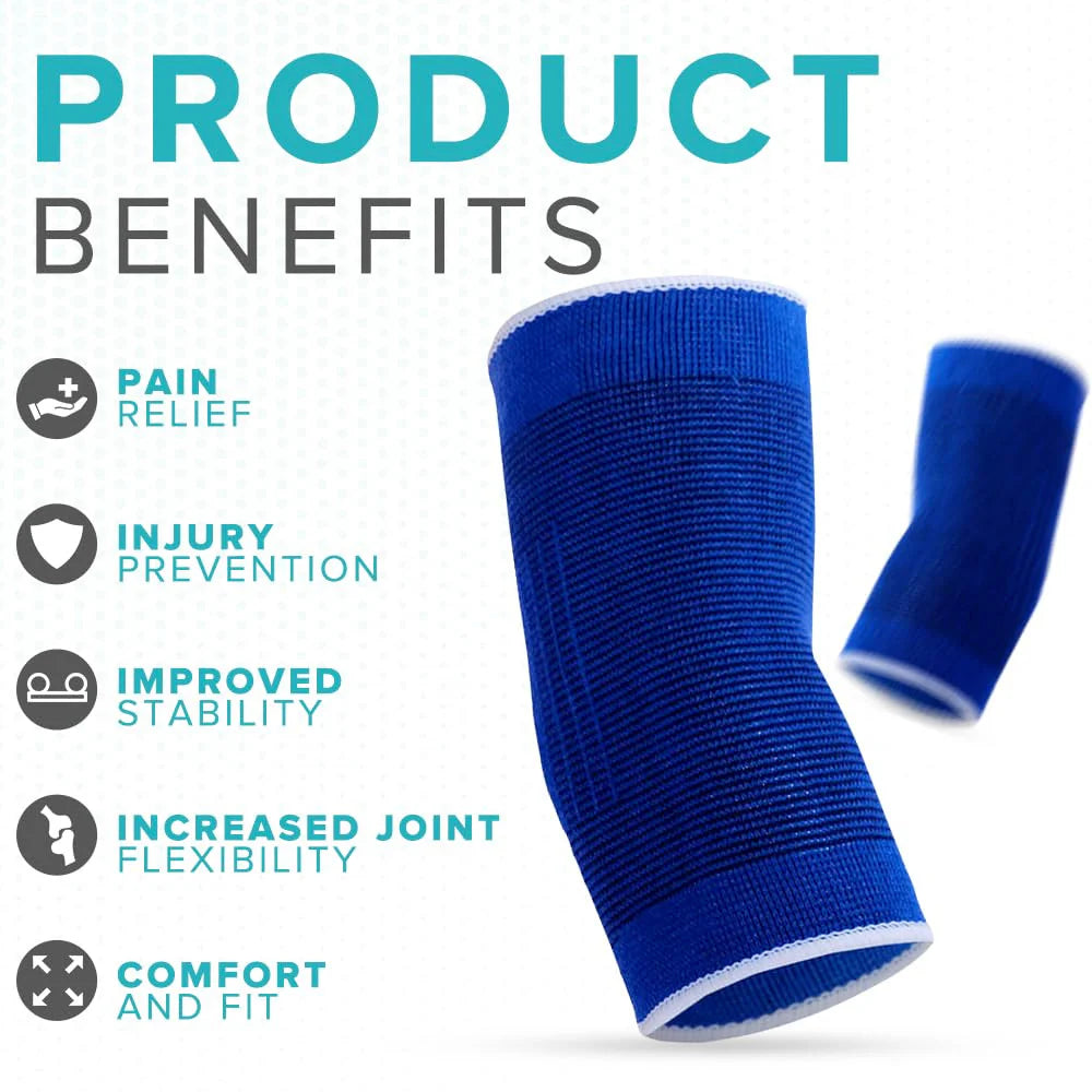 Elbow Elastic Compression Sleeve Elbow Brace Tennis Arthritis Bursitis Relief