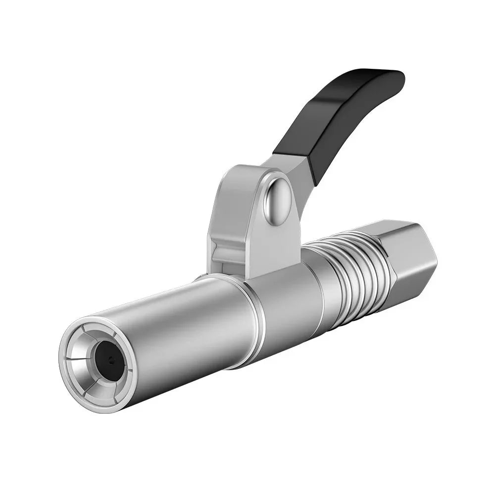 2 Pack Grease Gun Coupler High Pressure Quick Release Lock Oil Injection Nozzles