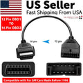 12 Pin OBD1 to 16 Pin OBD2 Convertor Adapter Cable for GM Diagnostic Scanner US