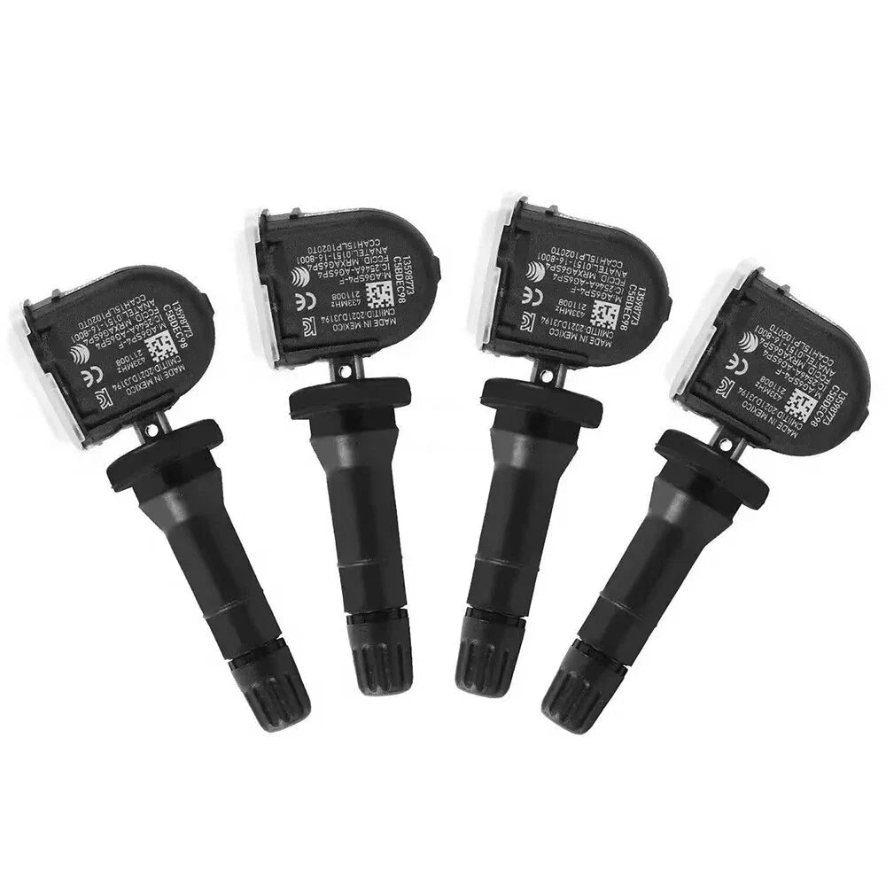 4 PACK Tire Pressure Monitor Sensor for GM Buick Chevy GMC TPMS 433Mhz 13598773
