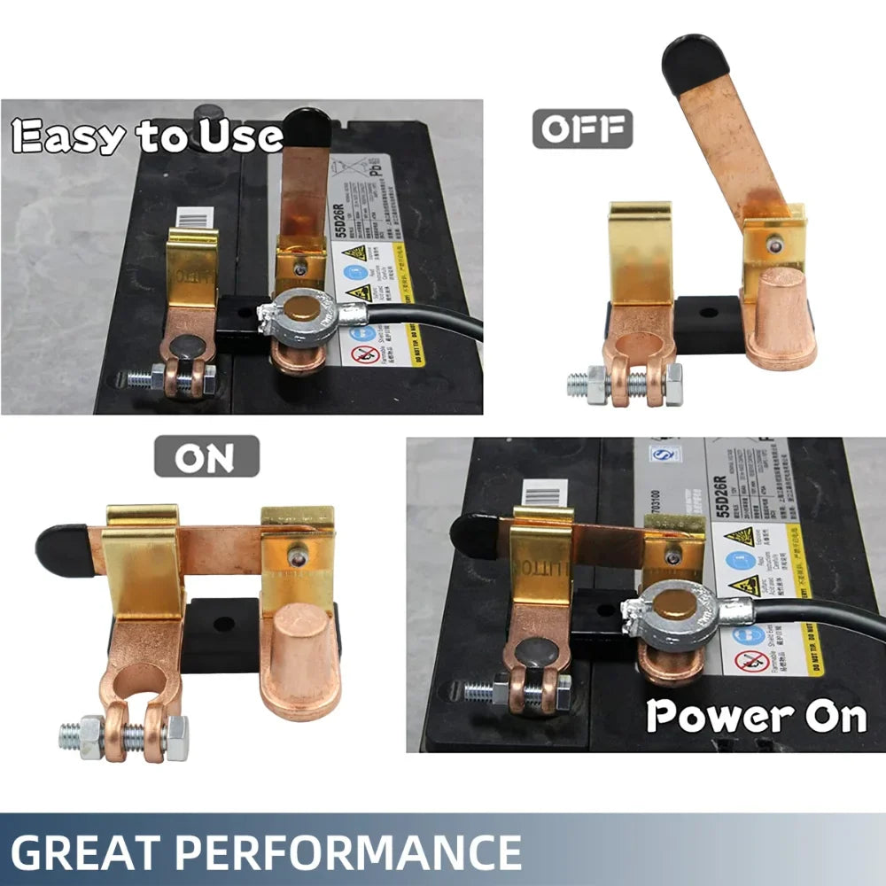 Battery Isolator Switch Disconnect Power Cut off Kill for Car Vehicle RV Auto US