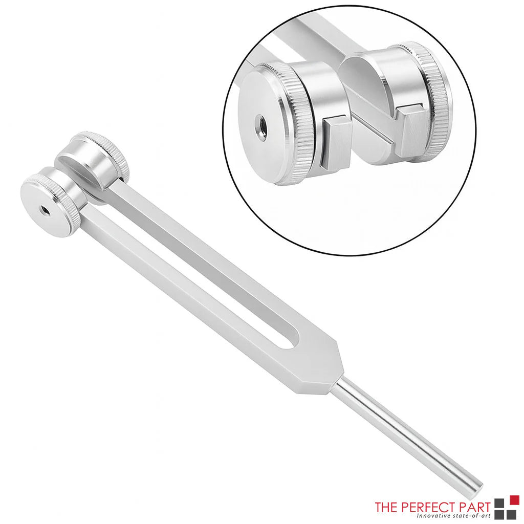 128Hz Healing Tuning Fork with Silicone Hammer Sound Therapy Musical Instrument